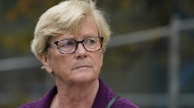 Rep. Chellie Pingree, D-Maine, during a walking tour, Tuesday, Oct. 25, 2022, in Waterville, Maine.