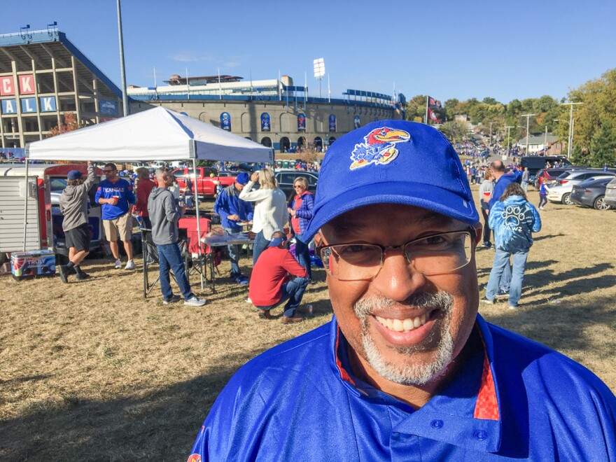  Michael Monroe has been tailgating at KU home games for eight years. Until recently, it's often been a lonely affair, he said.