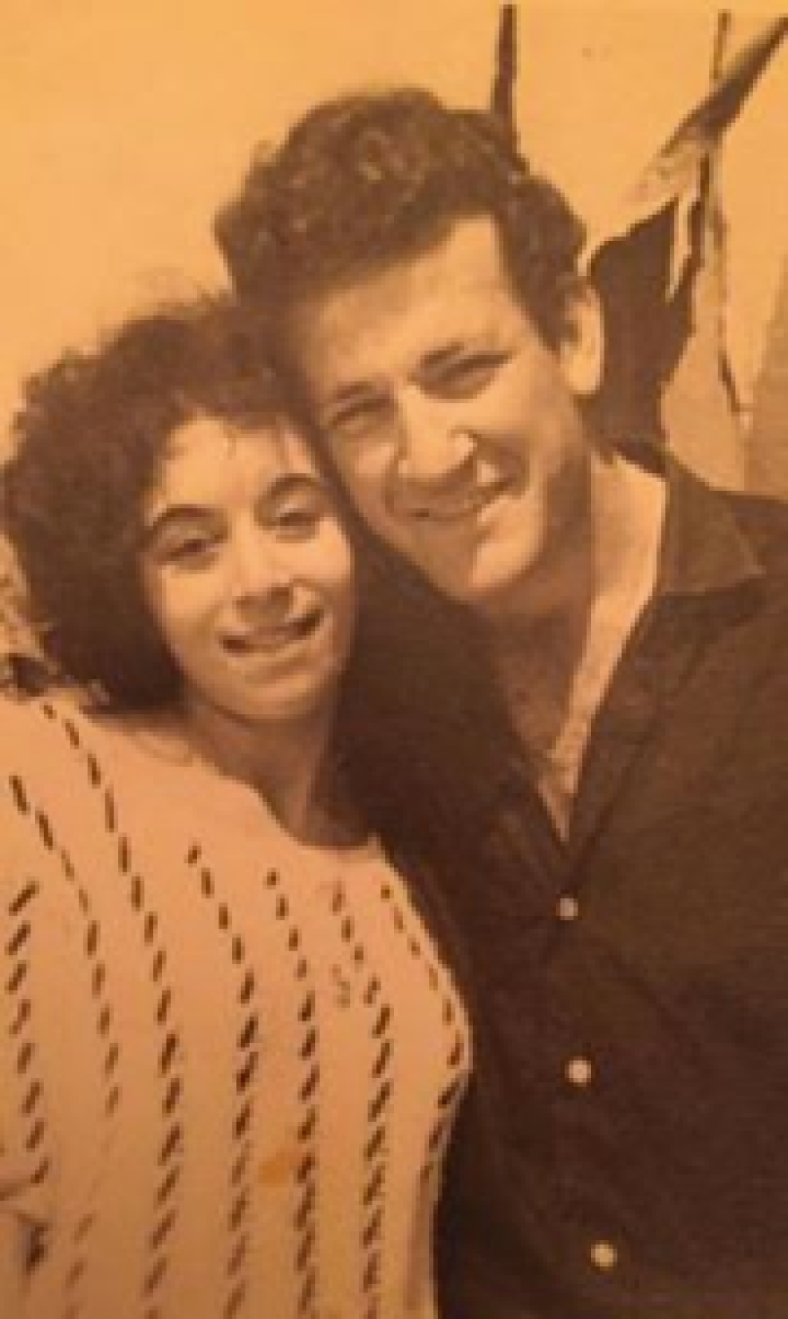 The author's parents as a young couple in 1960.