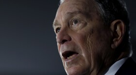 Democratic Presidential candidate and former New York City Mayor Michael Bloomberg speaks during a rally Friday, Jan. 10, 2020, in Atlanta.