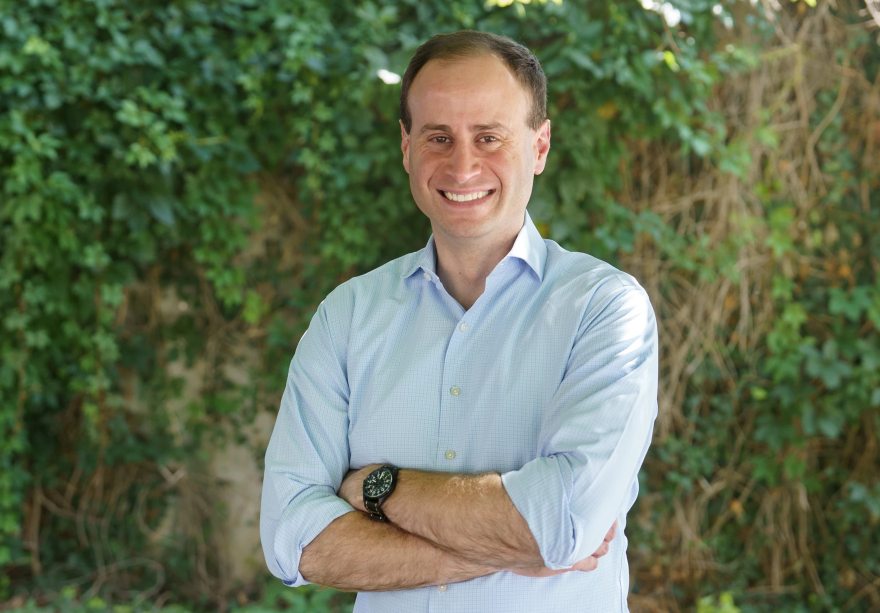 Will Scharf, shown here in a portrait outside the St. Louis Public Radio office on June 27, has been chosen to serve in President-elect Donald Trump's administration.