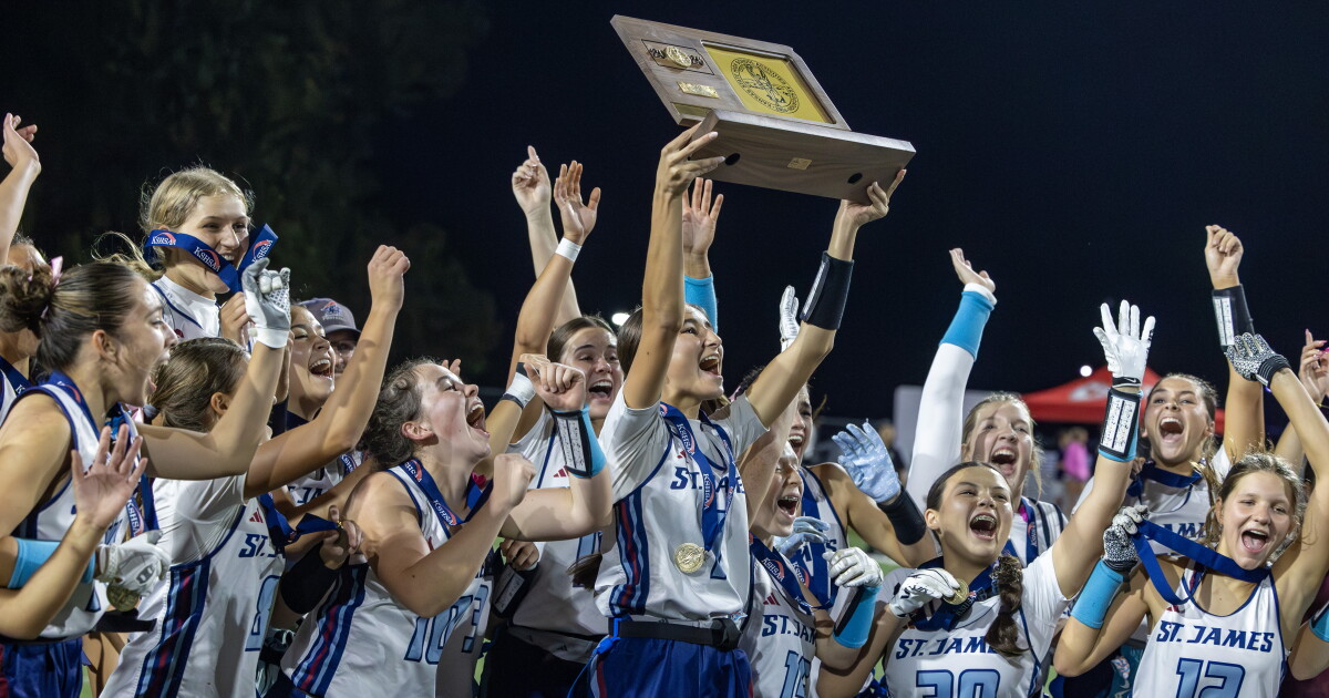 St. James Academy Wins Inaugural Kansas Girls Flag Football State Championship