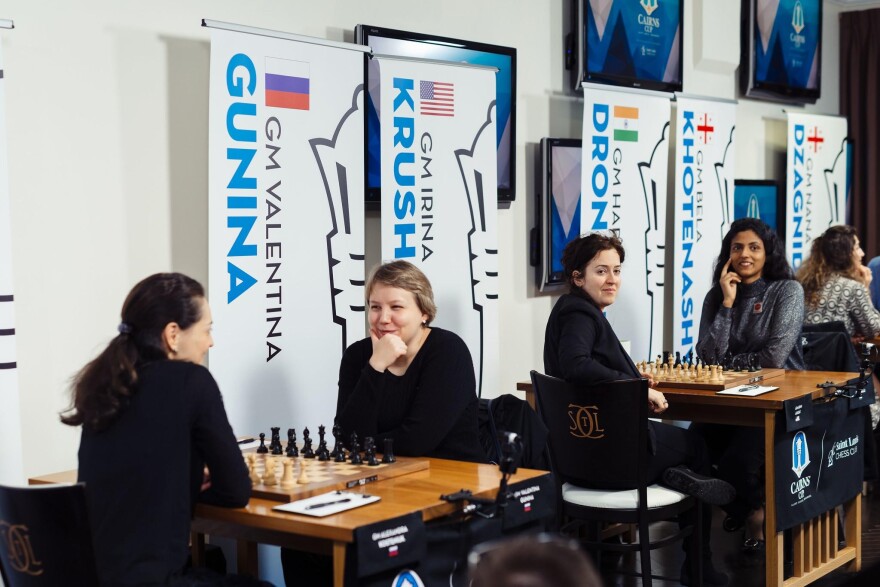 The world's top women chess players gathered in St. Louis for the inaugural Cairns Cup in 2019. 