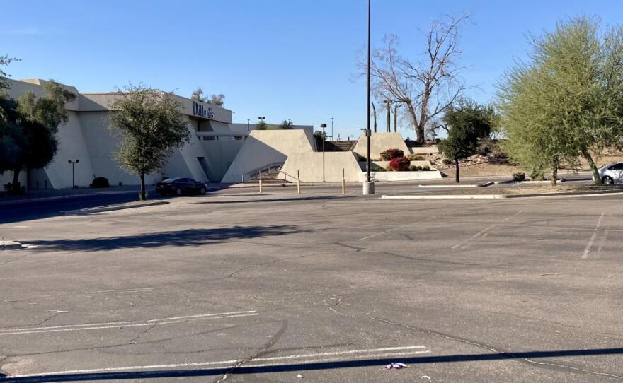 Empty parking lot