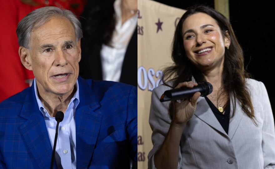 Gov. Greg Abbott is starting to turn his attention — and attacks — towards his opponent, Democratic nominee Gina Hinojosa.