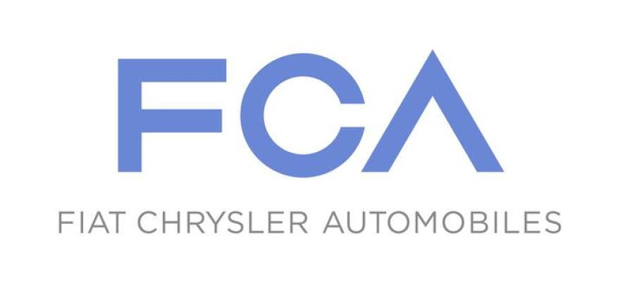 A new logo for the newly formed Fiat and Chrysler company.