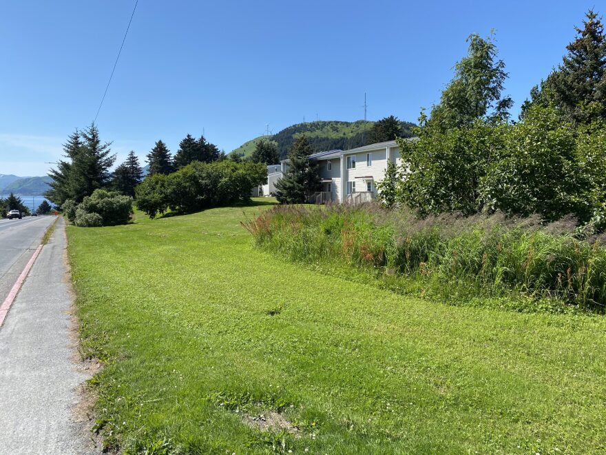 Proposed location for new fire station at East Rezanof and Egan Way, near the high school. (Photo: Jared Griffin)