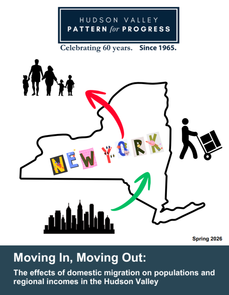 A new report from Hudson Valley Pattern for Progress details outmigration in the region
