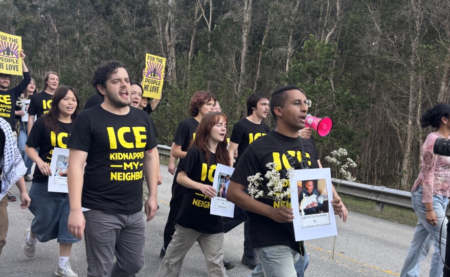 Thirty people were arrested and detained by police on Saturday during a protest outside the Krome Detention Center in Miami-Dade, according to protest organizers. The protesters marched and blocked the entrance to the immigrant detention facility to protest the aggressive deportation policies of the Trump administration. Krome is a federal government facility run by Immigration and Customs Enforcement to house suspected undocumented immigrants.