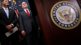 Speaker of the House Paul Ryan and U.S. Vice President-elect Mike Pence at a news conference following a House Republican conference meeting at the U.S. Capitol  on Jan. 4, 2017 in Washington, D.C. (Chip Somodevilla/Getty Images)