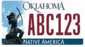 The new Oklahoma Auto License Design