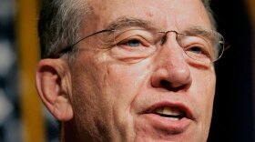 Sen. Chuck Grassley of Iowa, the Senate Finance Committee's top Republican, says small businesses will be especially hurt if the top two tax brackets go up.