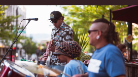 Sunsmith busking session in downtown Boise, ID