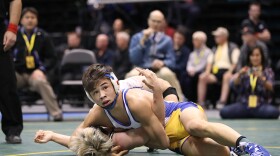 Sophomore Hayden Lieb, 145 lbs. of BRHS, won his second consecutive State Championship, defeating Jonas Heepe from Klawock High School on December 16, 2017.