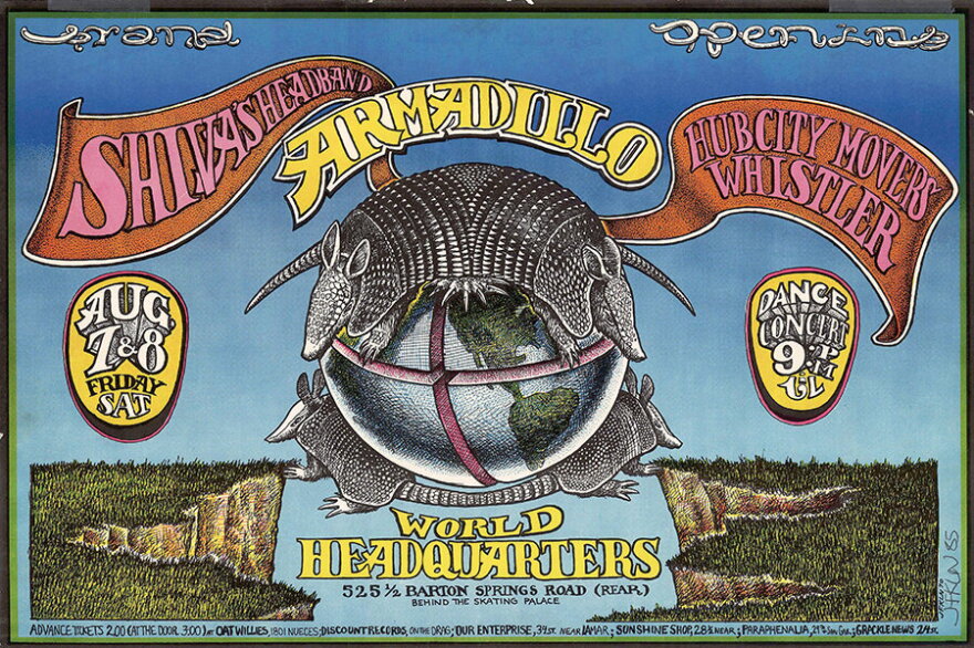 Levon Helm Armadillo World Headquarters Poster Levon Helm Armadillo World Headquarters Poster