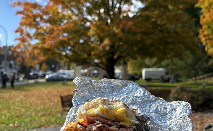 Saratoga Springs farmers market is run outdoors at Highrock Park through the end of October