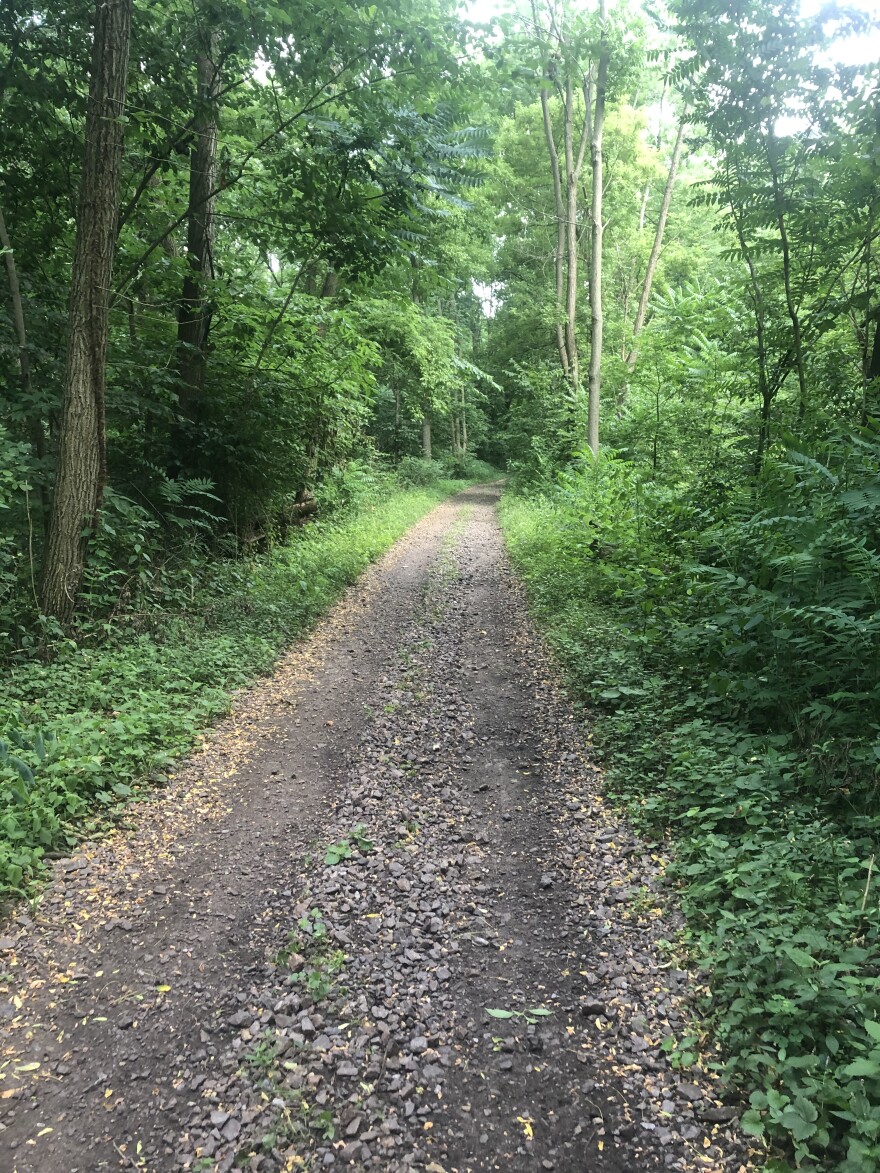 A decommissioned Union Pacific railway provides the roadmap for the proposed Hanna City Trail.