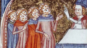 Representación histórica de las víctimas de la peste