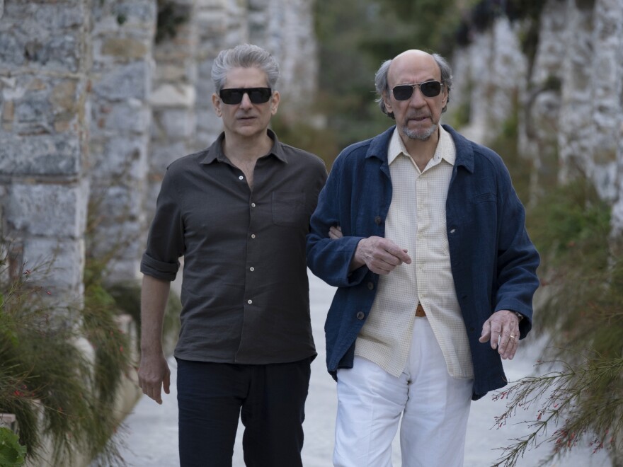 Imperioli in <em>The White Lotus</em>, alongside co-star F. Murray Abraham.