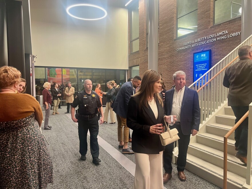 Friday evening reception, Arts United Reopening