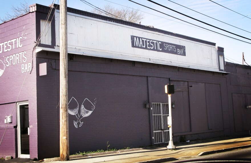 The Majestic Sports Bar in Columbus, Ga. Local residents say the club has been the site of violence for years.