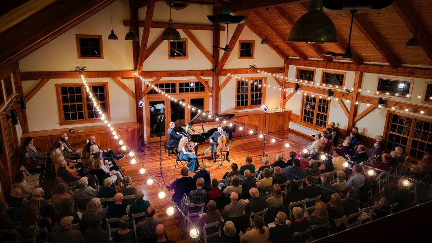 Performing at Stonehill Farm in Keene