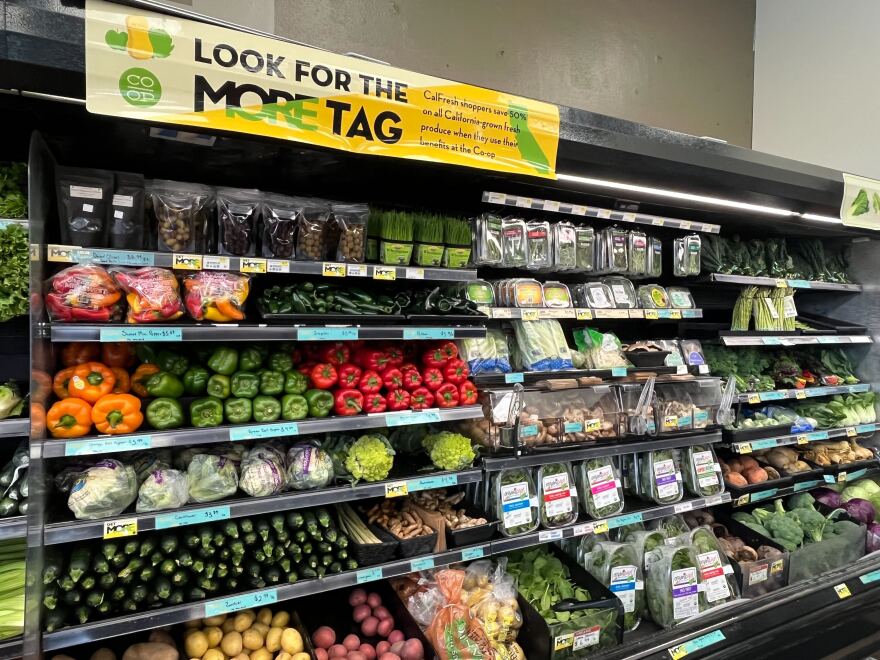 The produce section of Chico Natural Foods Cooperative in Chico, Calif. on March 21, 2025.