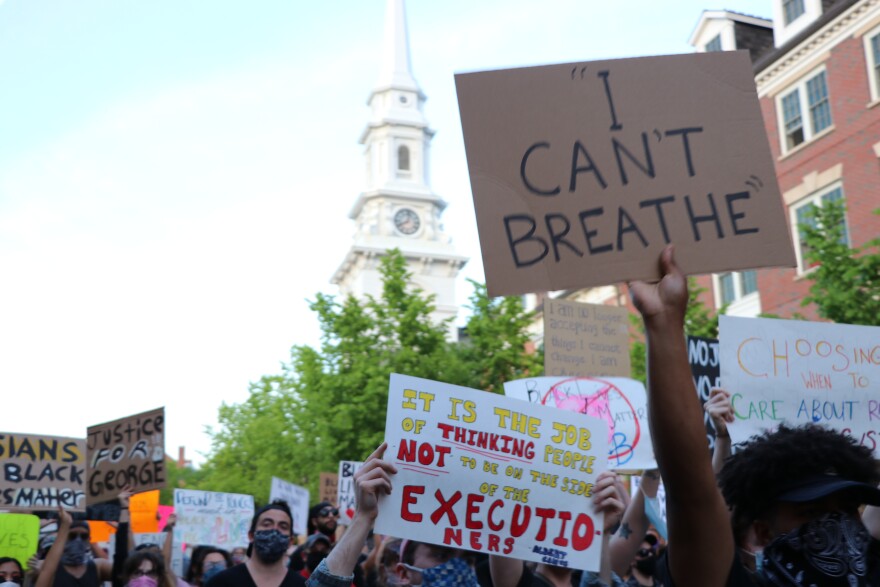 Black Lives Matter march in Portsmouth, N.H.