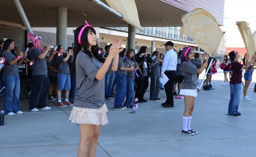 Flags were also twirling at the #FN5GL announcement celebration.