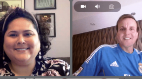 Dobbie Callman and Jose Rejara photos taken over the computer.