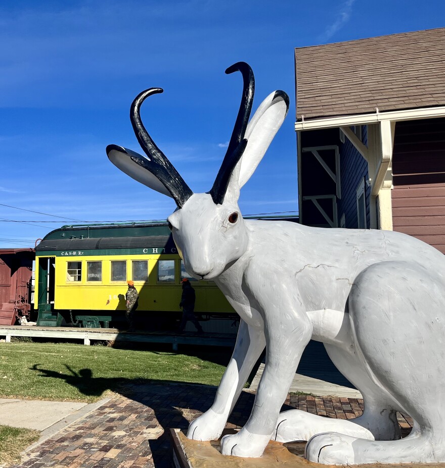 A tourist attraction in Douglas, the self-proclaimed, "Jackalope Capital of the World." 