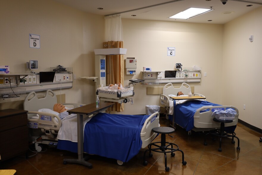 Simulation labs at Cisco College are controlled by professors and replicate real-life scenarios. (Photo by Baylie Simon)