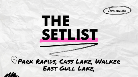 "The Setlist" and "Park Rapids, Cass Lake, Walker, East Gull Lake"