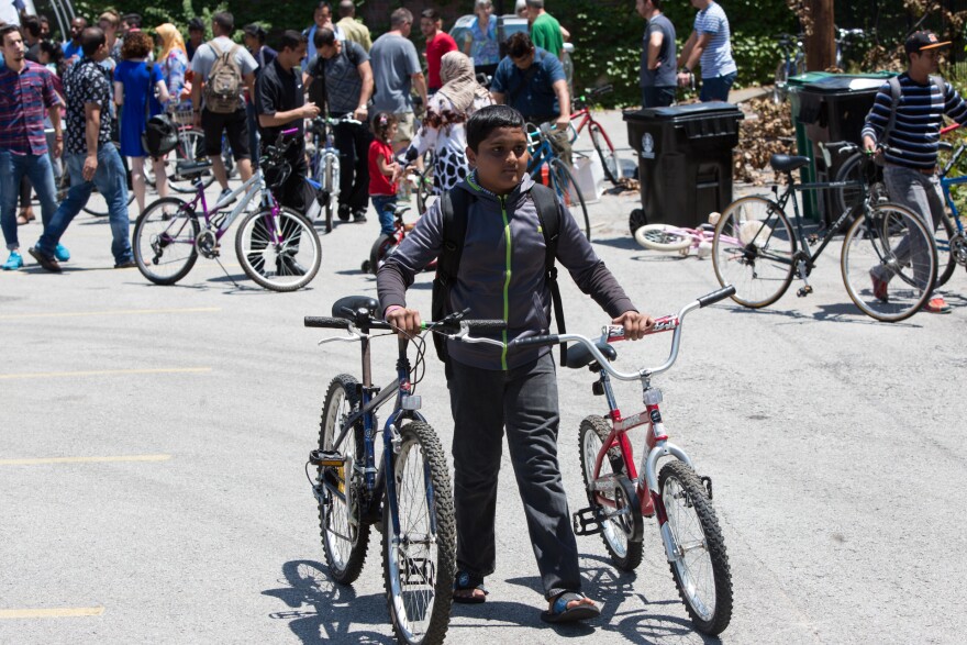 For Refugees New To Louisville, Bicycles Ease The Commute