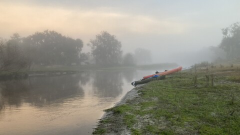 Sunrise on the Peace River