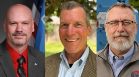 From left to right: Republican Kevin West, Libertarian Mike Hall and Democrat Kevin Dawson are competing to be the next Oklahoma Labor Commissioner.