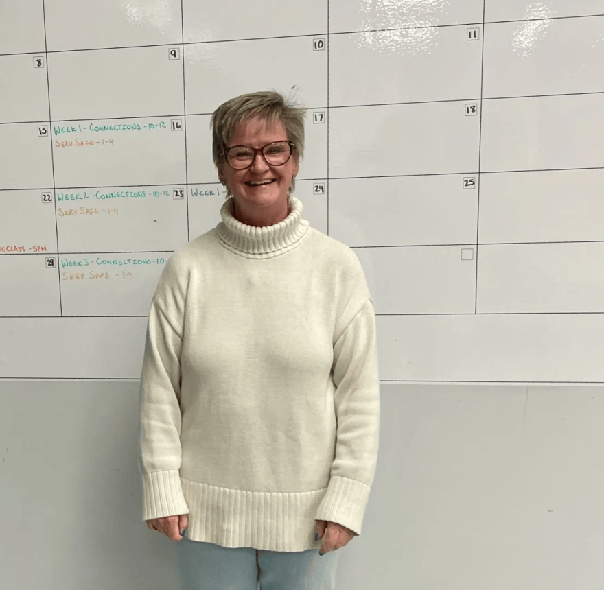 Extraordinary Charities Executive Director Christine Raymond.