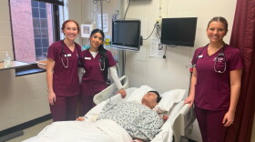 EKU nursing students use simulated labs to help with hands-on training.