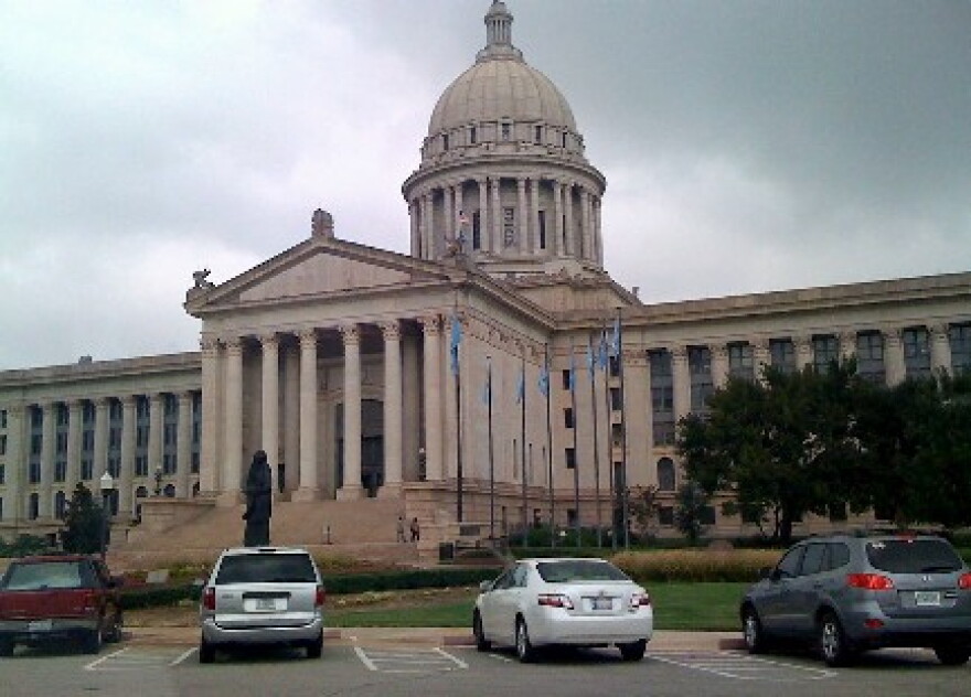The Oklahoma State Capitol.