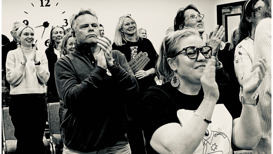Attendees of a Glenwood Springs Planning and Zoning meeting give a standing ovation when the ICE detention facility's special use permit is revoked.