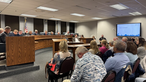 Wilmington City Council held a special meeting on Nov. 25 to discuss the potential data center. Here, the council postponed the vote on the tax abatement for a second time.