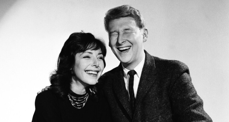 Early improvisational greats Elaine May and Mike Nichols.