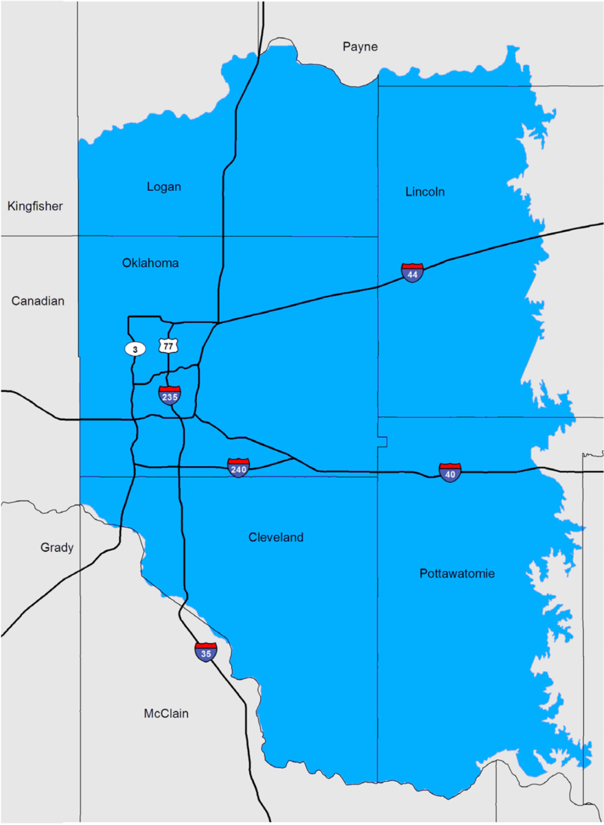 The Garber-Wellington lies beneath much of Central Oklahoma.