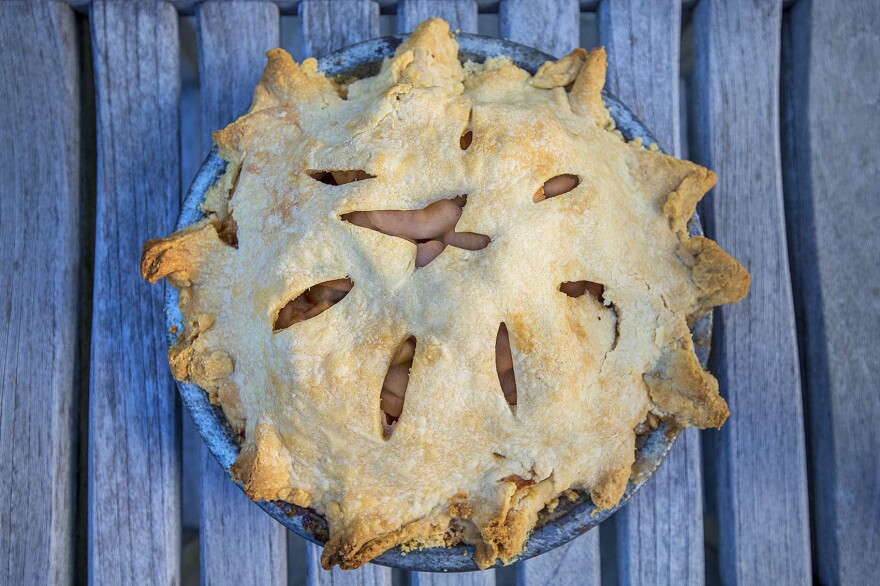 Kathy's apple pie. (Jesse Costa/WBUR)