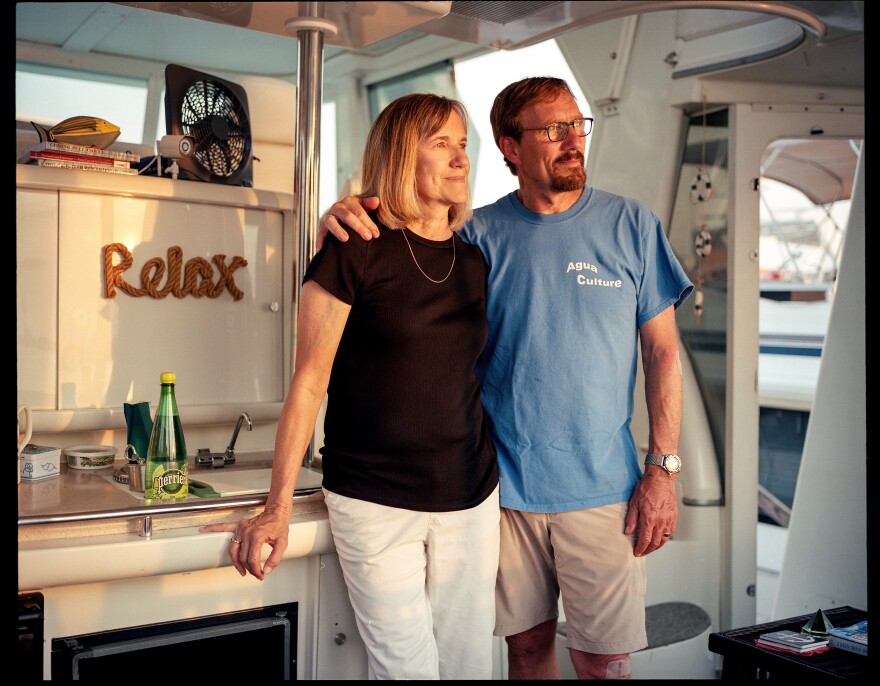 Jeanie and Gary Blumenthal moved to Gangplank from the Virginia suburbs in 2014. "Most people ask, 'What is it like in winter?' " says Gary. "The truth is that it is colder and wetter but strangely rewarding."