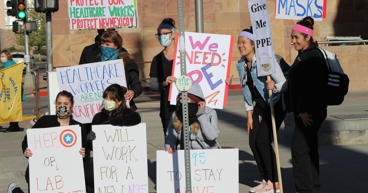 Cleaning Staff Say UNM Hospital Fails To Provide Them COVID-Specific Training, Adequate PPE