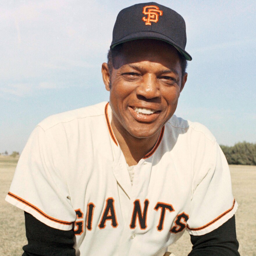 Willie Mays pictured in 1967.