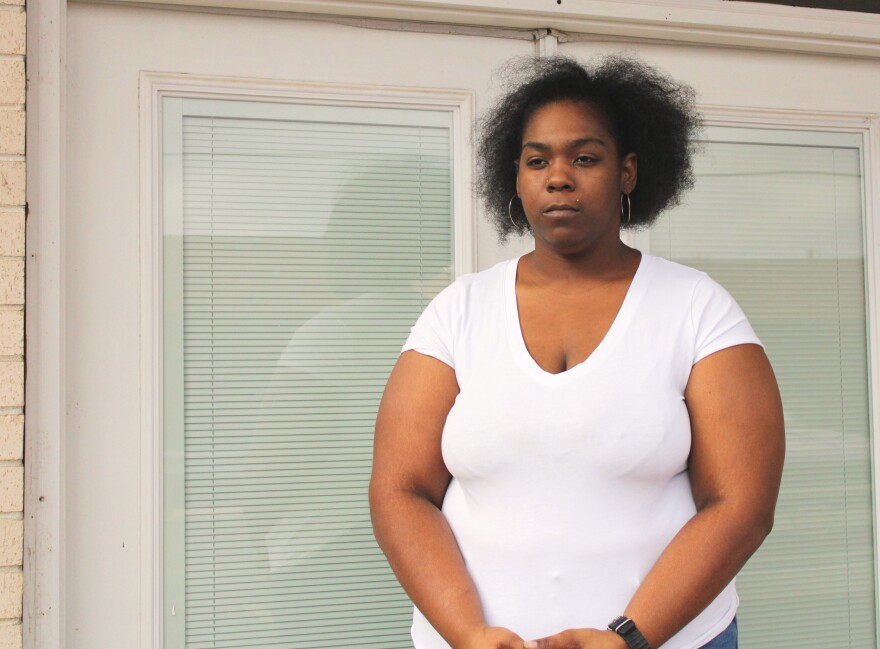 Kashmire Baker was living with her two-year-old daughter in an apartment that continuously flooded.