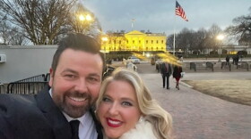Lt. Gov. Micah Beckwith and his wife attended the White House Christmas party in December.