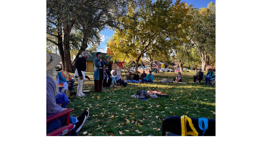 Community members share insights and reflections about the day and offerings they brought to the ceremony.